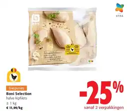 Colruyt Boni Selection halve kipfilets ± 1 kg aanbieding