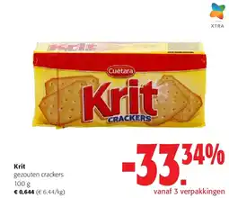 Colruyt Krit gezouten crackers 100 g aanbieding