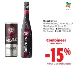 Colruyt Woodberries Monkey Mule aanbieding