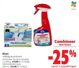 Colruyt Bison Vochtvreter Geurloos navulling 2 x 450 g aanbieding