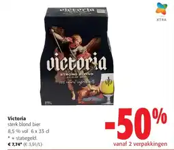 Colruyt Victoria sterk blond bier aanbieding