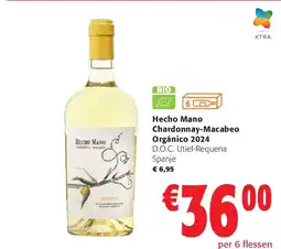 Colruyt Hecho Mano Chardonnay-Macabeo Orgánico 2024 aanbieding