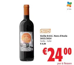 Colruyt Sicilia D.O.C. Nero d’Avola 2023/2024 aanbieding