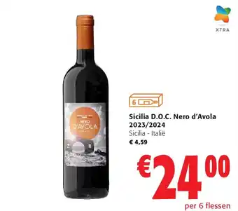 Colruyt Sicilia D.O.C. Nero d’Avola 2023/2024 aanbieding