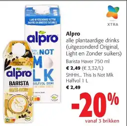 Colruyt Alpro Barista Haver 750 ml aanbieding
