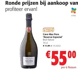 Colruyt Cava Mas Pere ‘Reserva Especial’ aanbieding