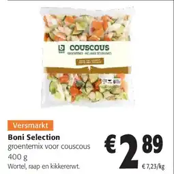 Colruyt Boni Selection groentemix voor couscous 400 g aanbieding