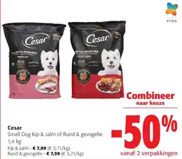 Colruyt Cesar Kip & zalm aanbieding