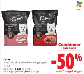 Colruyt Cesar Kip & zalm aanbieding