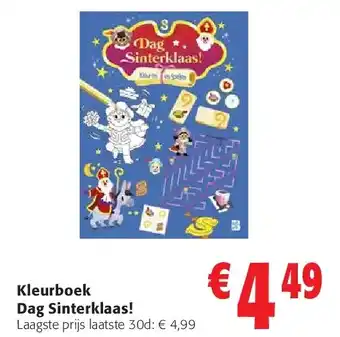 Colruyt Kleurboek Dag Sinterklaas! aanbieding