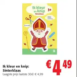 Colruyt Ik kleur en knip: Sinterklaas aanbieding