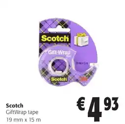 Colruyt Scotch GiftWrap tape 19 mm x 15 m aanbieding