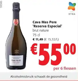 Colruyt Cava Mas Pere ‘Reserva Especial’ aanbieding