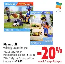 Colruyt Playmobil Politiehond met boef aanbieding