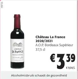 Colruyt Château La France 2020/2021 aanbieding