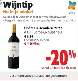 Colruyt Château Beaulieu 2022 aanbieding