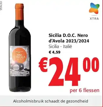 Colruyt Sicilia D.O.C. Nero d’Avola 2023/2024 aanbieding