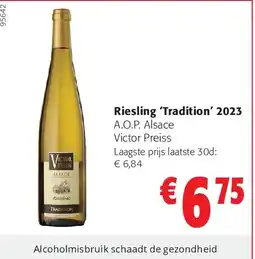 Colruyt Riesling ‘Tradition’ 2023 aanbieding