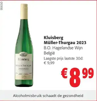 Colruyt Kluisberg Müller-Thurgau 2023 aanbieding