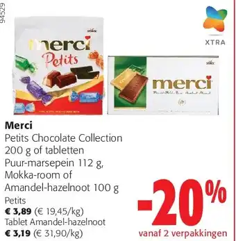 Merci Tablet Amandel-hazelnoot