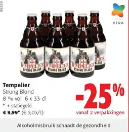 Colruyt Tempelier Strong Blond aanbieding
