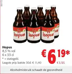 Colruyt Hopus 8,3 % vol 6 x 33 cl aanbieding