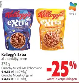 Colruyt Kellogg’s Extra Crunchy Muesli Melkchocolade aanbieding