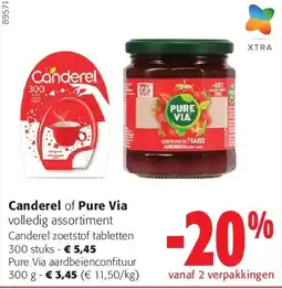 Colruyt Canderel zoetstof tabletten 300 stuks aanbieding