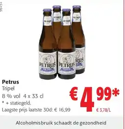 Colruyt Petrus Tripel aanbieding