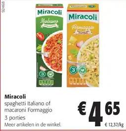 Colruyt Miracoli aanbieding