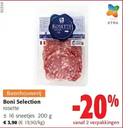 Colruyt Boni Selection rosette aanbieding