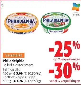 Philadelphia Zalm en dille 150 g