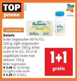 Colruyt Balade Boter ongezouten aanbieding