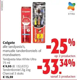 Colruyt Colgate Tandpasta Max White Ultra 75 ml aanbieding