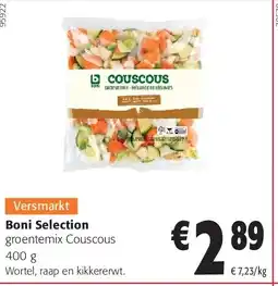 Colruyt Boni Selection groentemix Couscous aanbieding