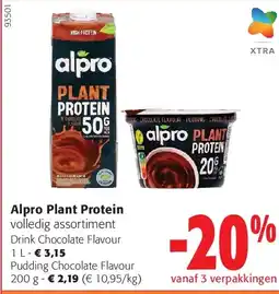 Colruyt Alpro Plant Protein Drink Chocolate Flavour 1 L aanbieding