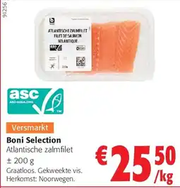 Colruyt Boni Selection Atlantische zalmfilet aanbieding