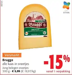 Colruyt Brugge Jong belegen sneetjes 300 g aanbieding