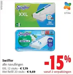 Colruyt Swiffer XXL 12 stuks aanbieding