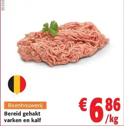 Colruyt Bereid gehakt varken en kalf aanbieding