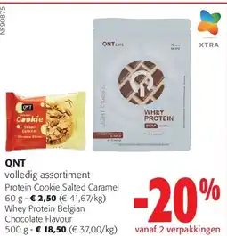Colruyt QNT Protein Cookie Salted Caramel 60 g aanbieding