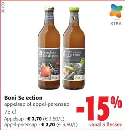 Colruyt Boni Selection Appelsap aanbieding