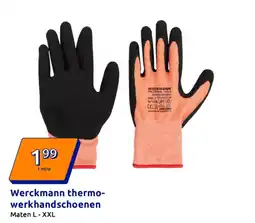 Action Werckmann thermowerkhandschoenen aanbieding