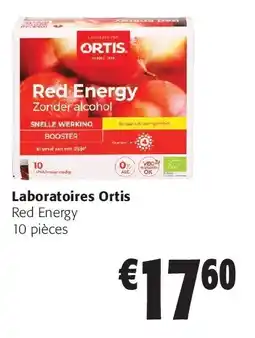 Colruyt Laboratoires Ortis Red Energy 10 pièces aanbieding