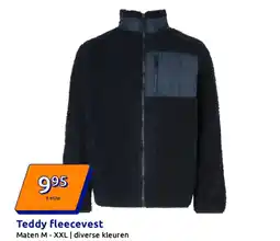 Action Teddy fleecevest aanbieding