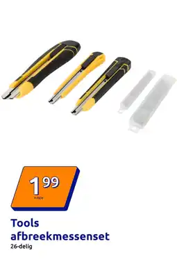Action Tools afbreekmessenset aanbieding