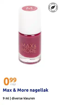 Action Max & More nagellak aanbieding