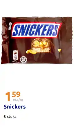 Action Snickers aanbieding
