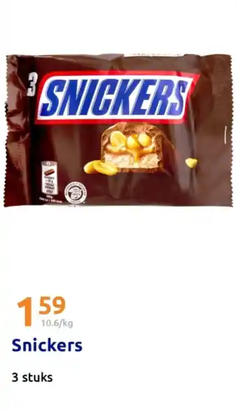 Action Snickers aanbieding