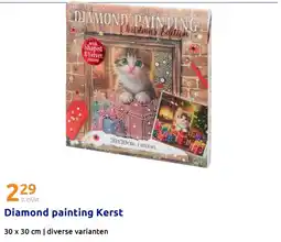 Action Diamond painting Kerst aanbieding